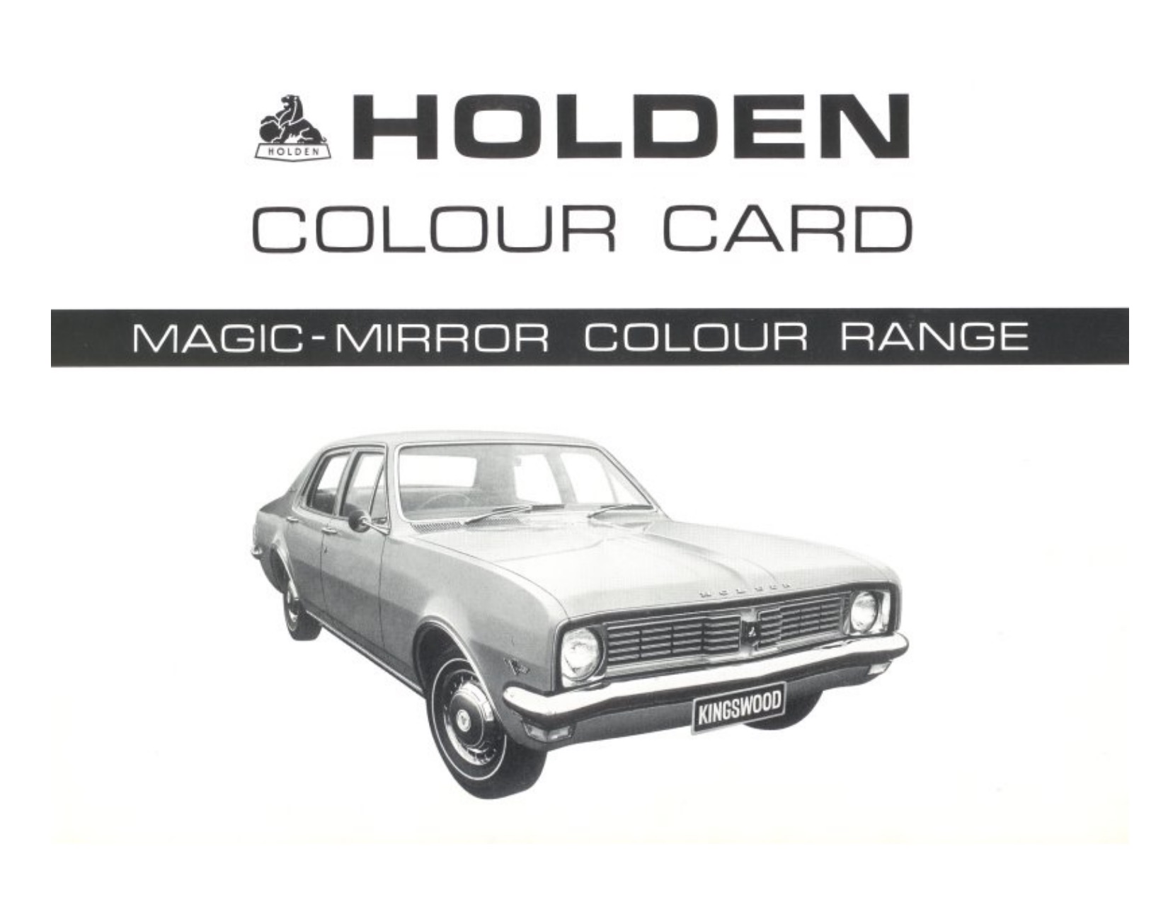 1969 Holden HT Magic Mirror Paint Brochure Page 2